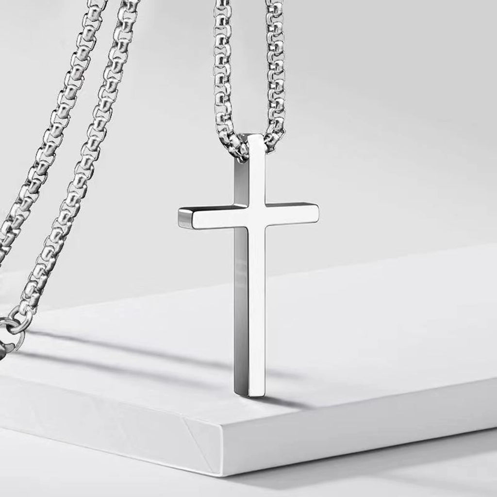 Vnox Cross Necklace for Men and Women